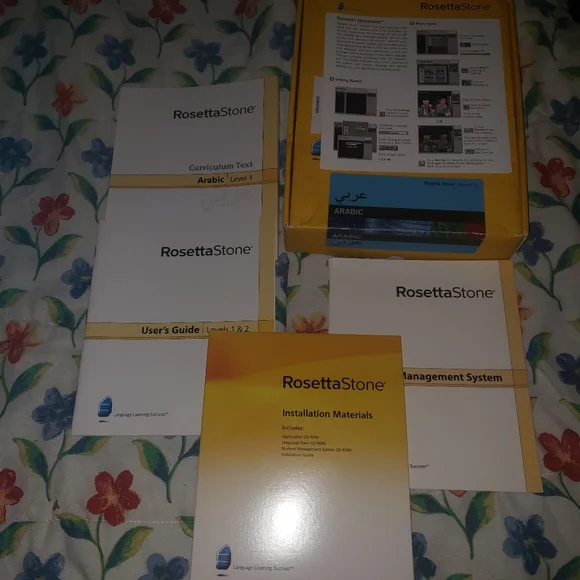 Rosetta Stone Level 1 Arabic version 2 CD-ROM language system